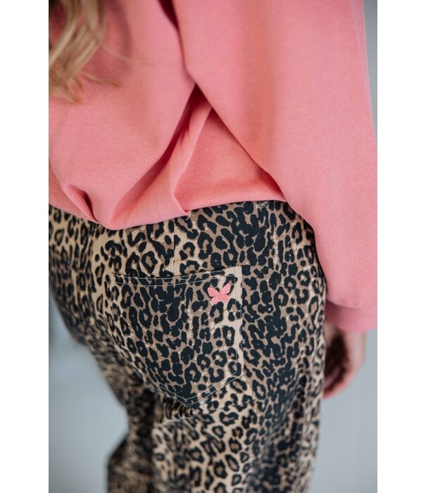 Fluresk Fluresk Zena broek | zwart/beige