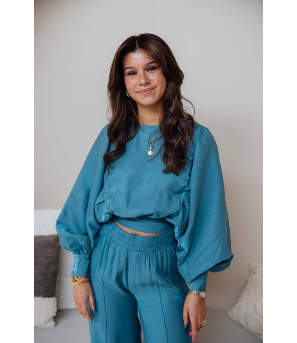 Fluresk Fluresk Tes top | blauw