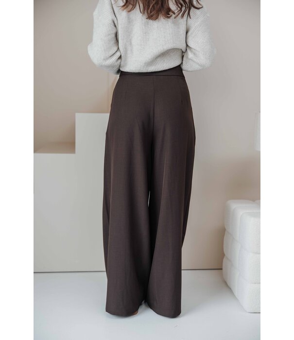 La Rebelle Pantalon bruin | Yrsa