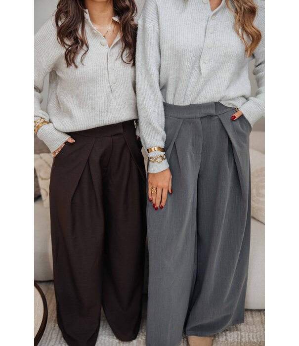 La Rebelle Pantalon bruin | Yrsa