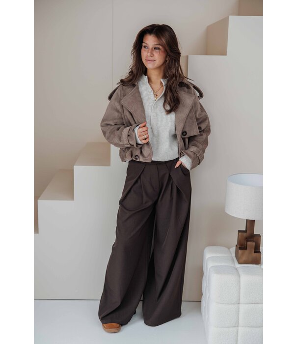 La Rebelle Trenchcoat taupe | Lana (pre-order)