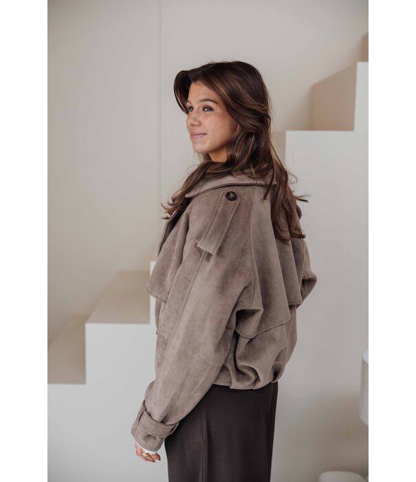 La Rebelle Trenchcoat taupe | Lana (pre-order)