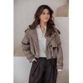 Trenchcoat taupe | Lana