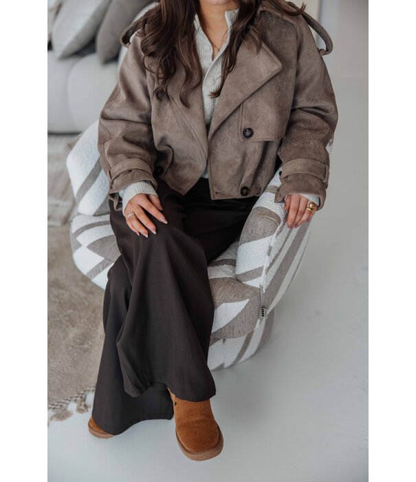 La Rebelle Trenchcoat taupe | Lana (pre-order)