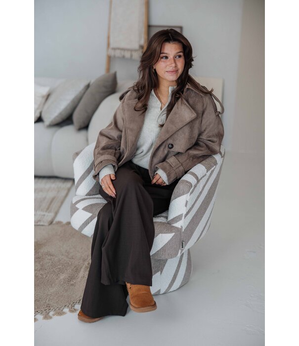 La Rebelle Trenchcoat taupe | Lana