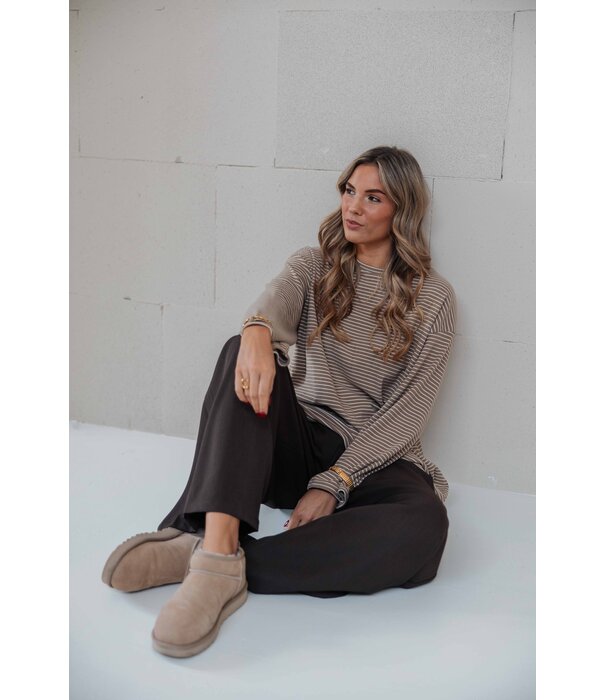 La Rebelle Top beige | Diede