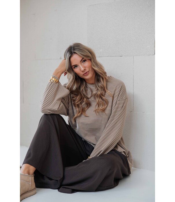 La Rebelle Top beige | Diede