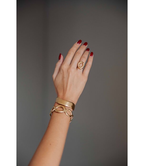 La Rebelle Bangle cirkels | goud