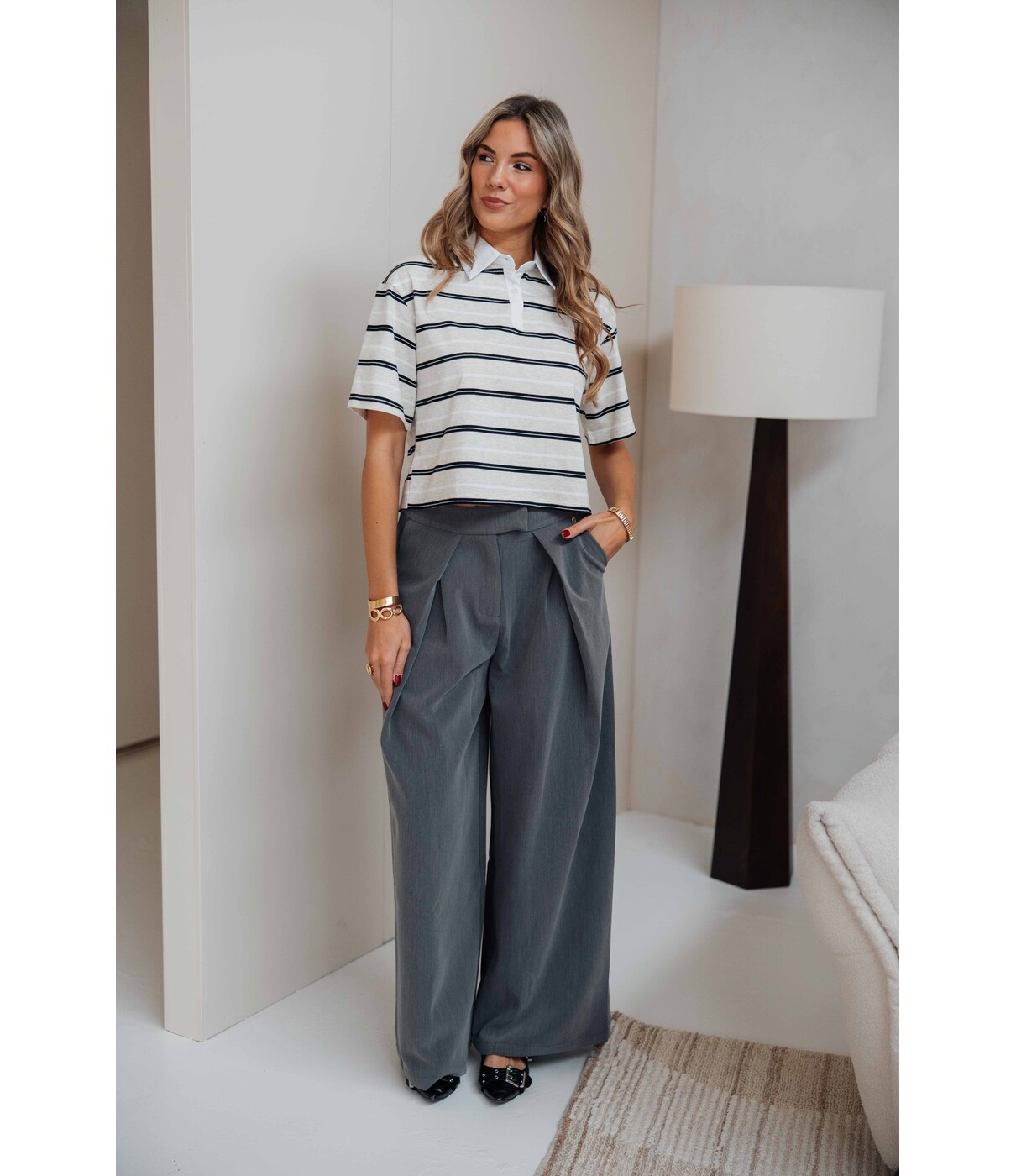 Top polo beige | Milou