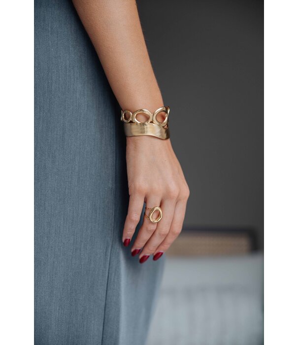 La Rebelle Ring bold cirkel | goud