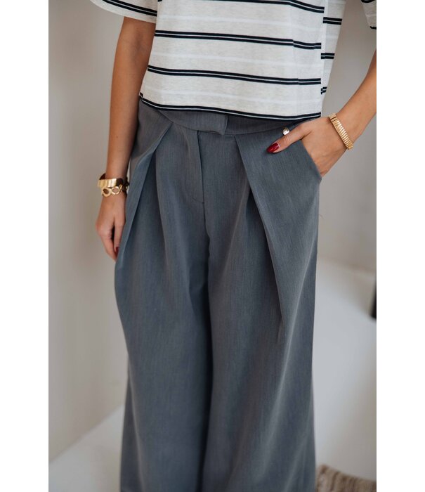 La Rebelle Pantalon grijs | Yrsa