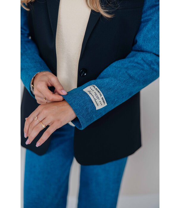 Colourful Rebel Colourful Rebel Mimmi denim blazer | zwart