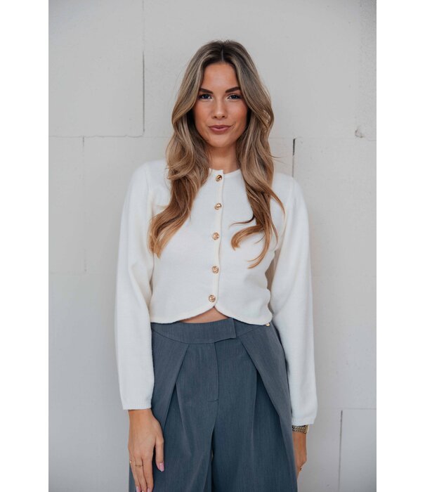 La Rebelle Vestje off white | Shelly