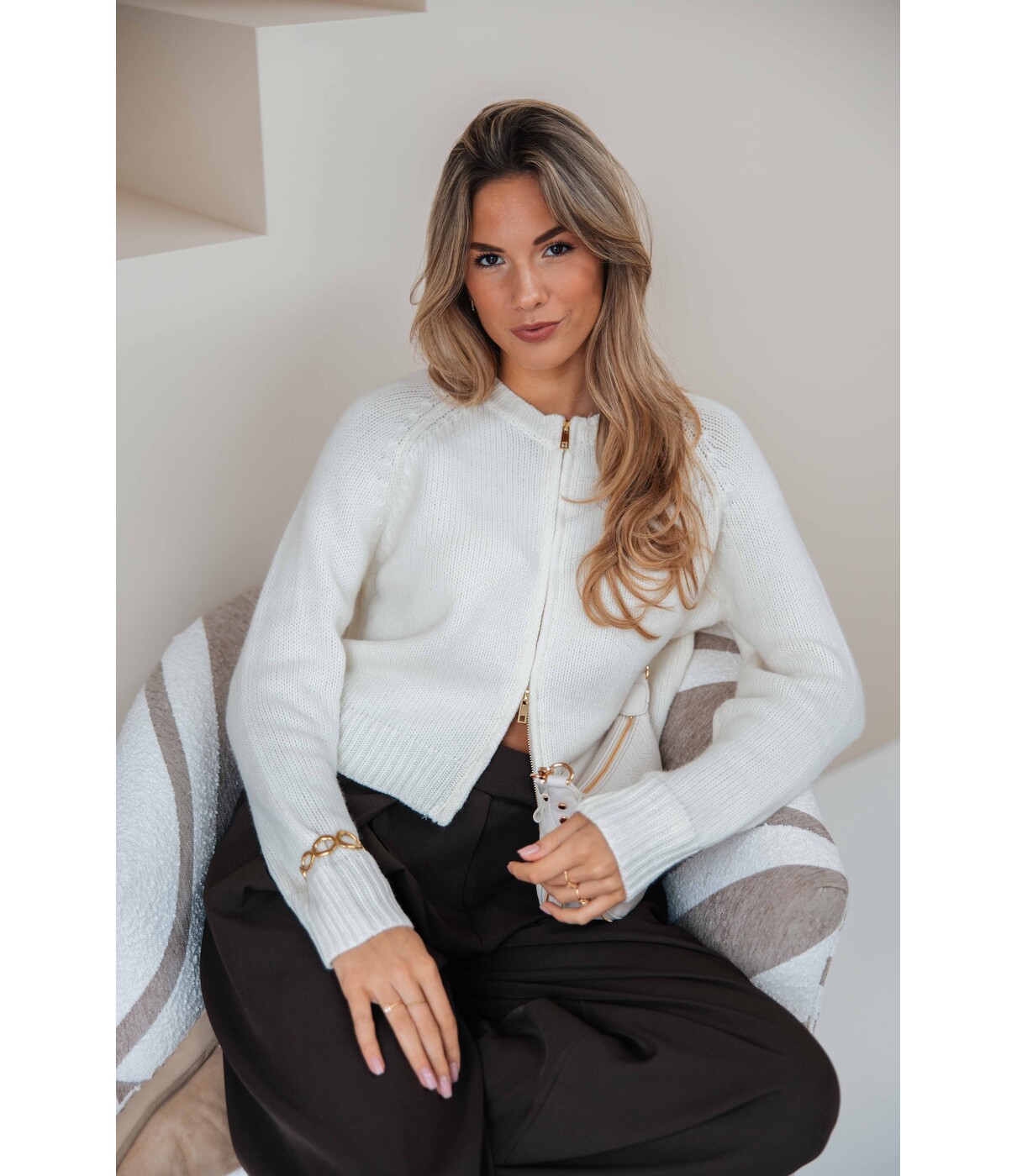 Vest off white | Lisa