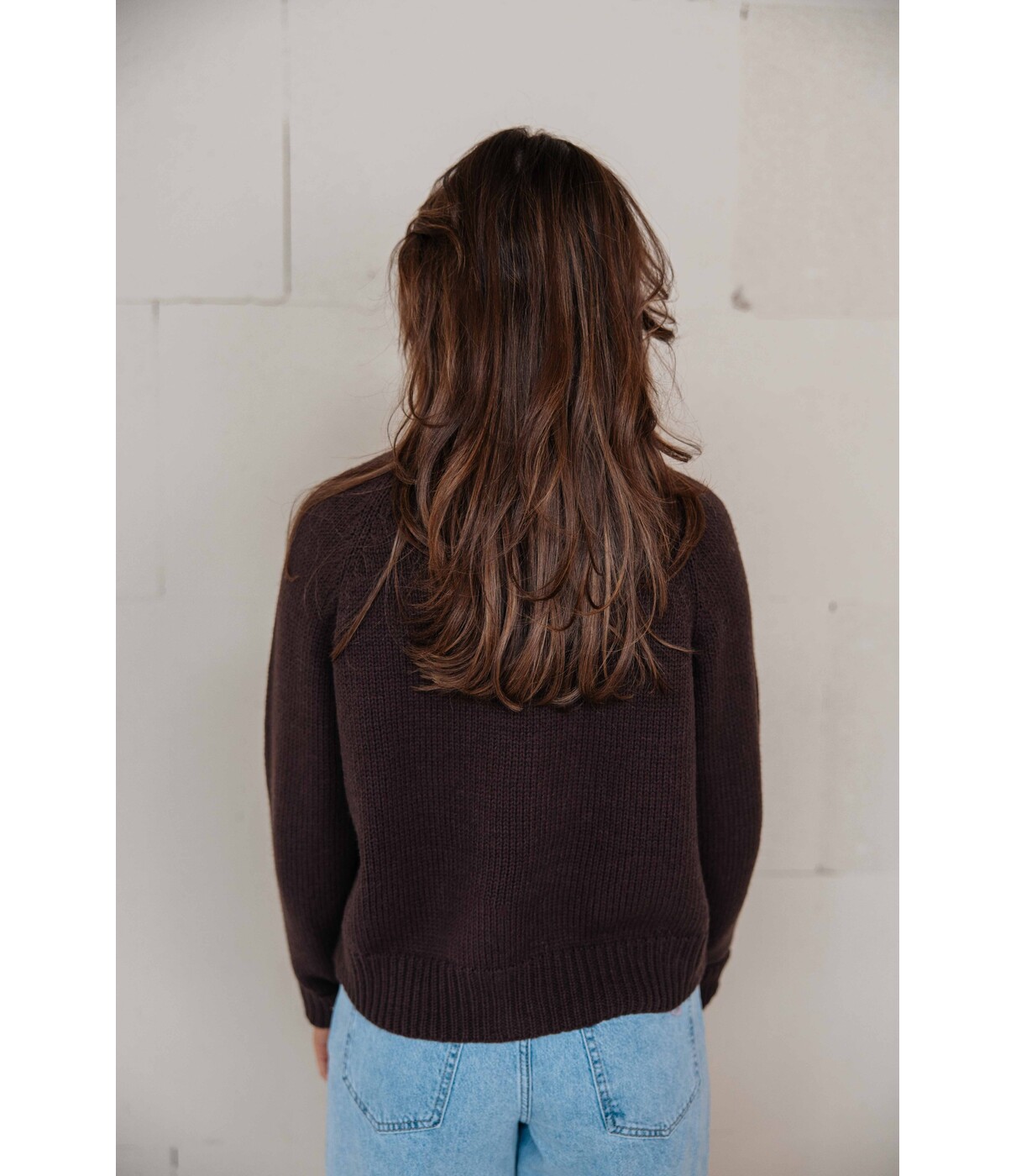 Vest bruin | Lisa