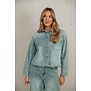 Fluresk Vaya blouse | denim green