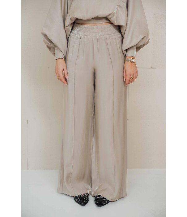 Fluresk Fluresk Loretta broek | beige