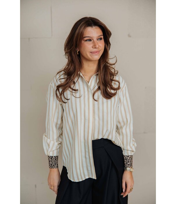 Fluresk Fluresk Suki blouse | beige