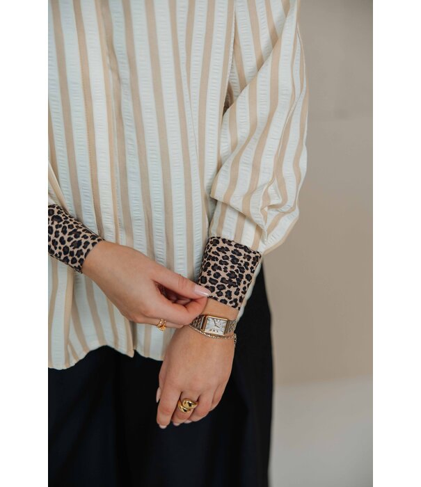 Fluresk Fluresk Suki blouse | beige