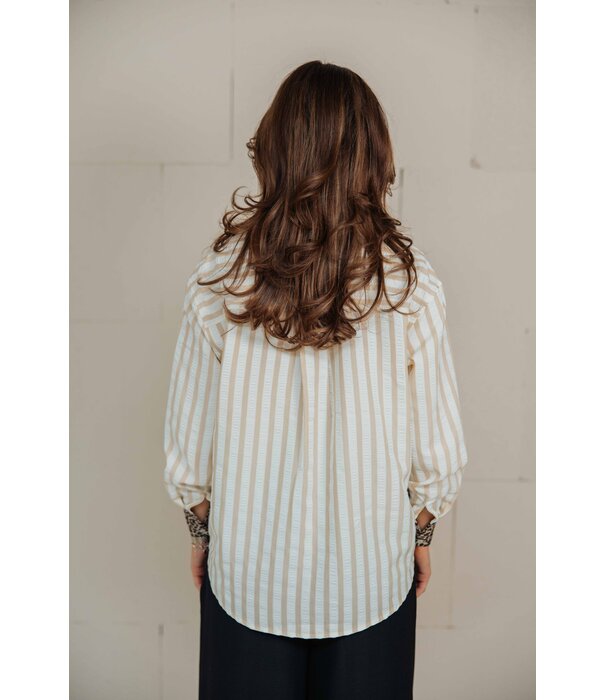 Fluresk Fluresk Suki blouse | beige