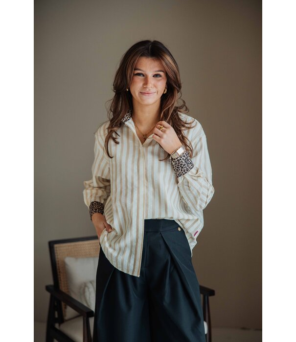 Fluresk Fluresk Suki blouse | beige