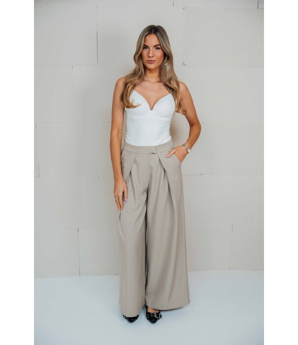 La Rebelle Pantalon beige | Yrsa
