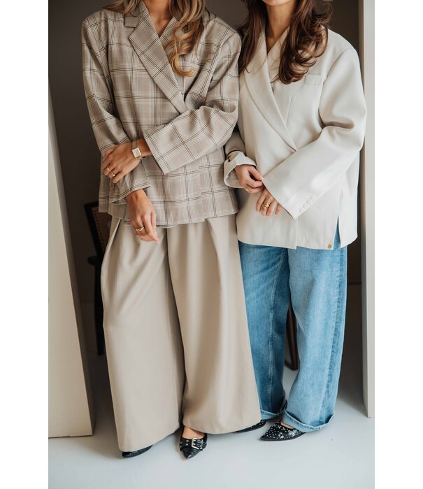 La Rebelle Blazer beige | Jasmijn