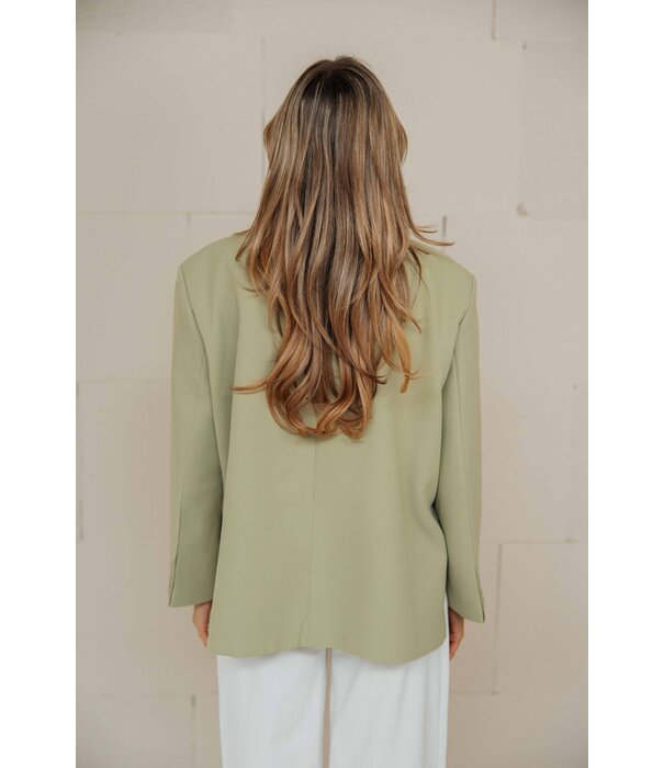 La Rebelle Blazer groen | Jasmijn