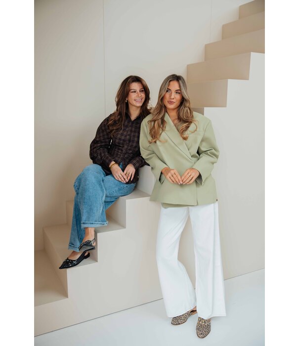 La Rebelle Blouse bruin |  Nola