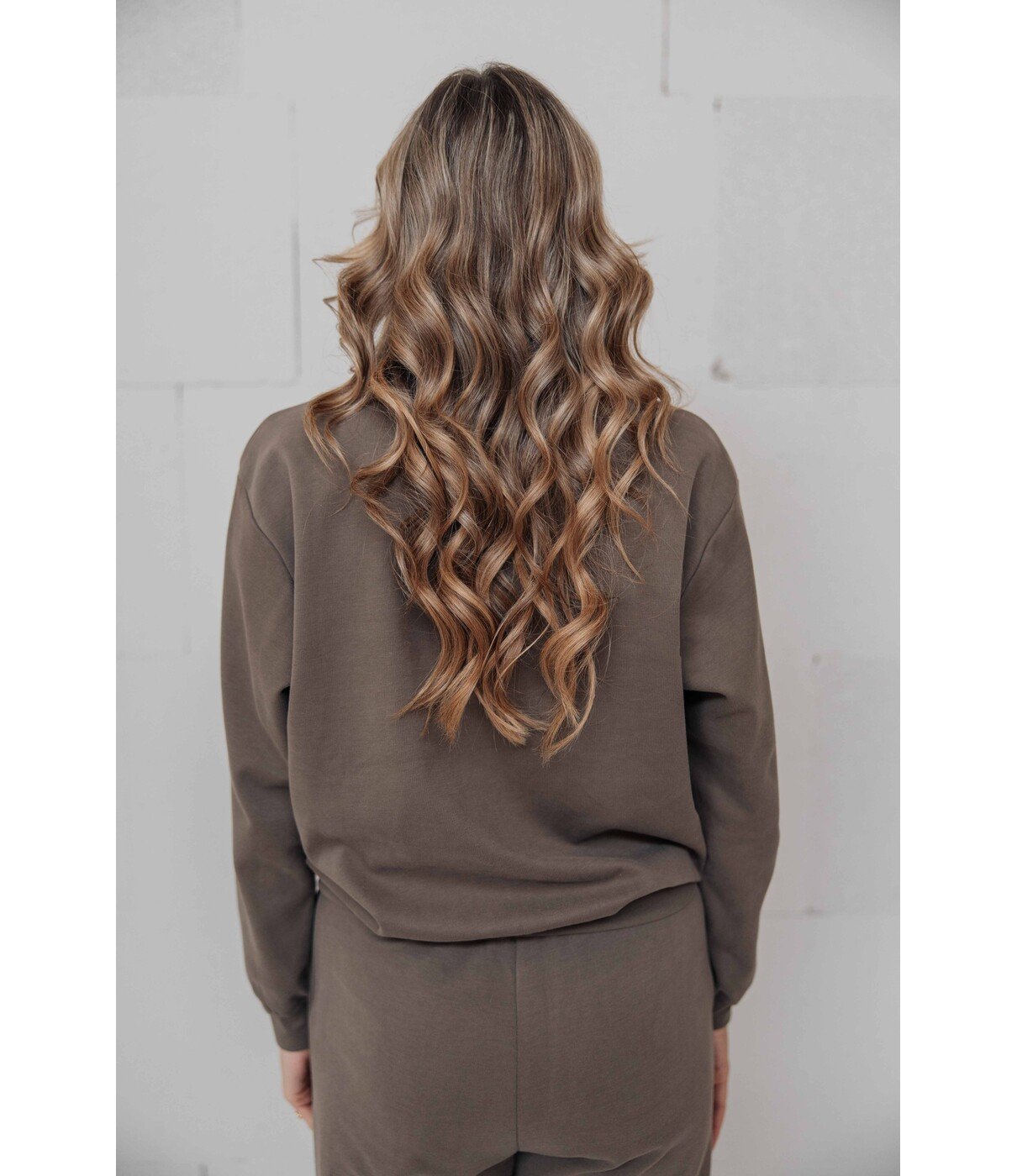 Sweater polo bruin | Redefined