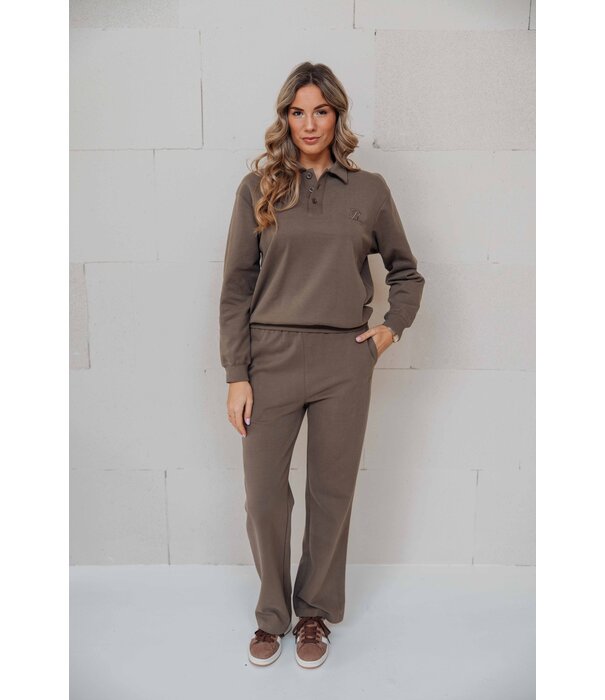 La Rebelle Broek jogging bruin | Redefined