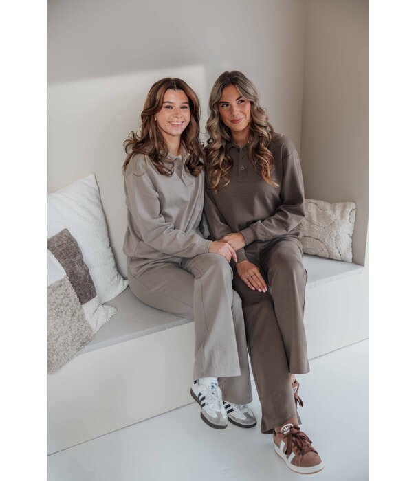 La Rebelle Broek jogging bruin | Redefined