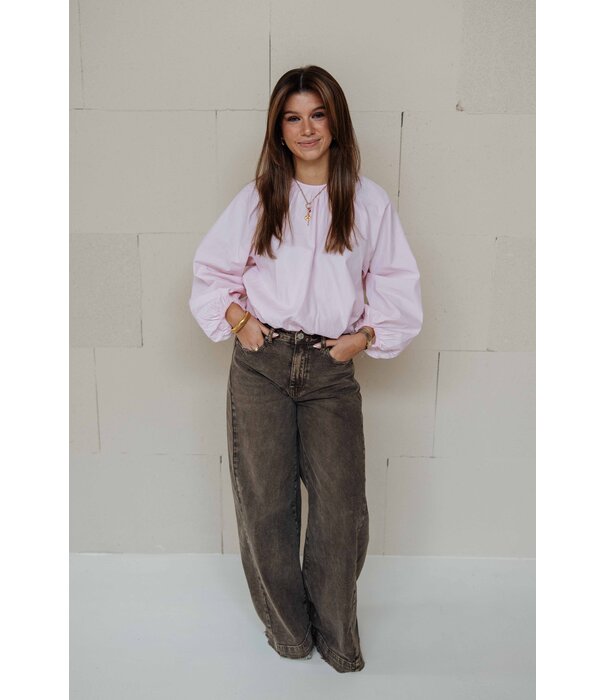 Gina Tricot Gina Tricot Button blouse | roze