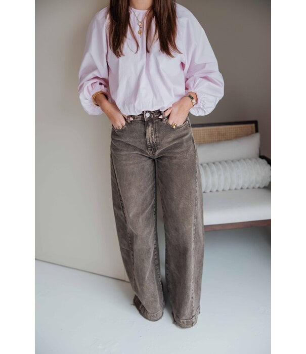 Gina Tricot Gina Tricot Button blouse | roze