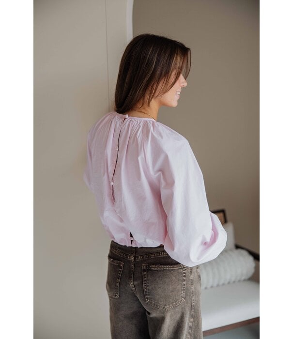 Gina Tricot Gina Tricot Button blouse | roze