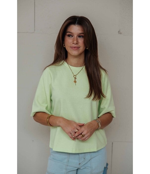 Studio Amaya Studio Amaya Lilly t-shirt | lime