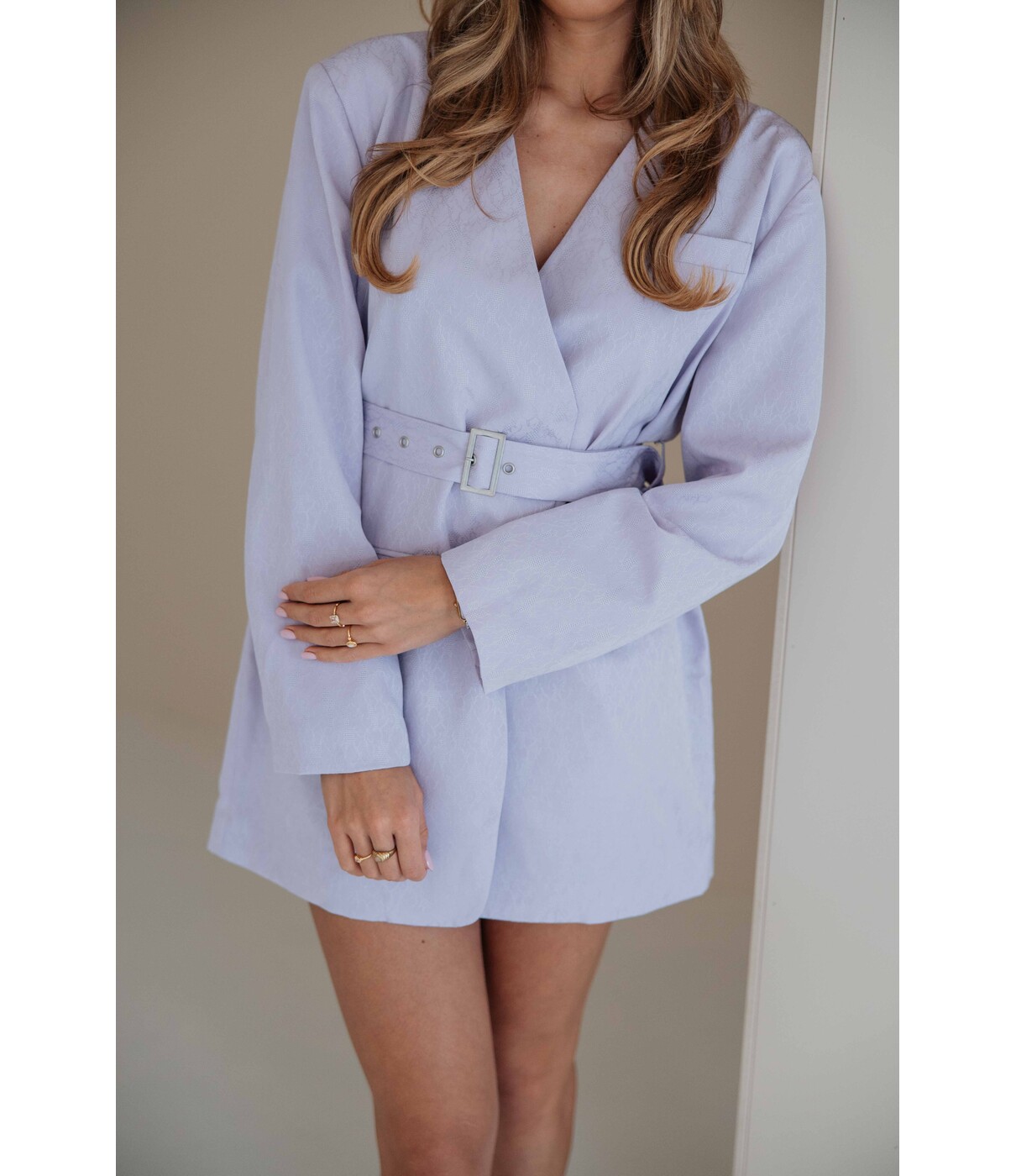 Studio Amaya Studio Amaya Mila blazer dress | lila