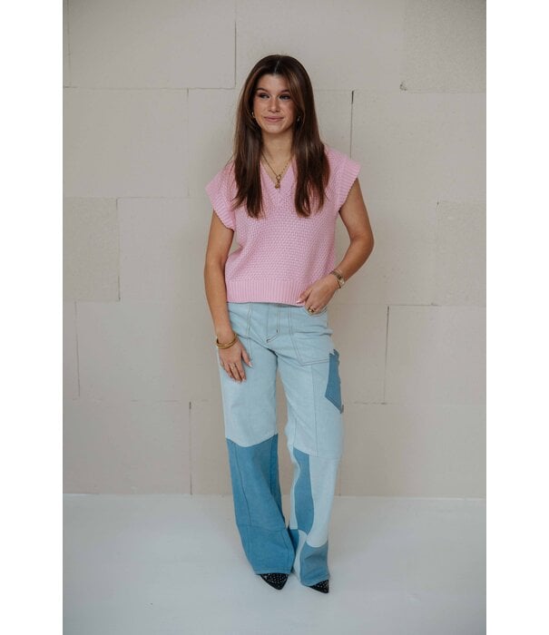 Studio Amaya Studio Amaya Adrina spencer top | pink