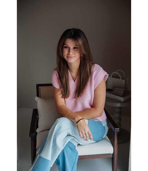 Studio Amaya Studio Amaya Adrina spencer top | pink