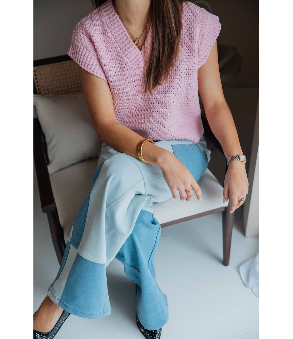 Studio Amaya Studio Amaya Ardina spencer top | pink