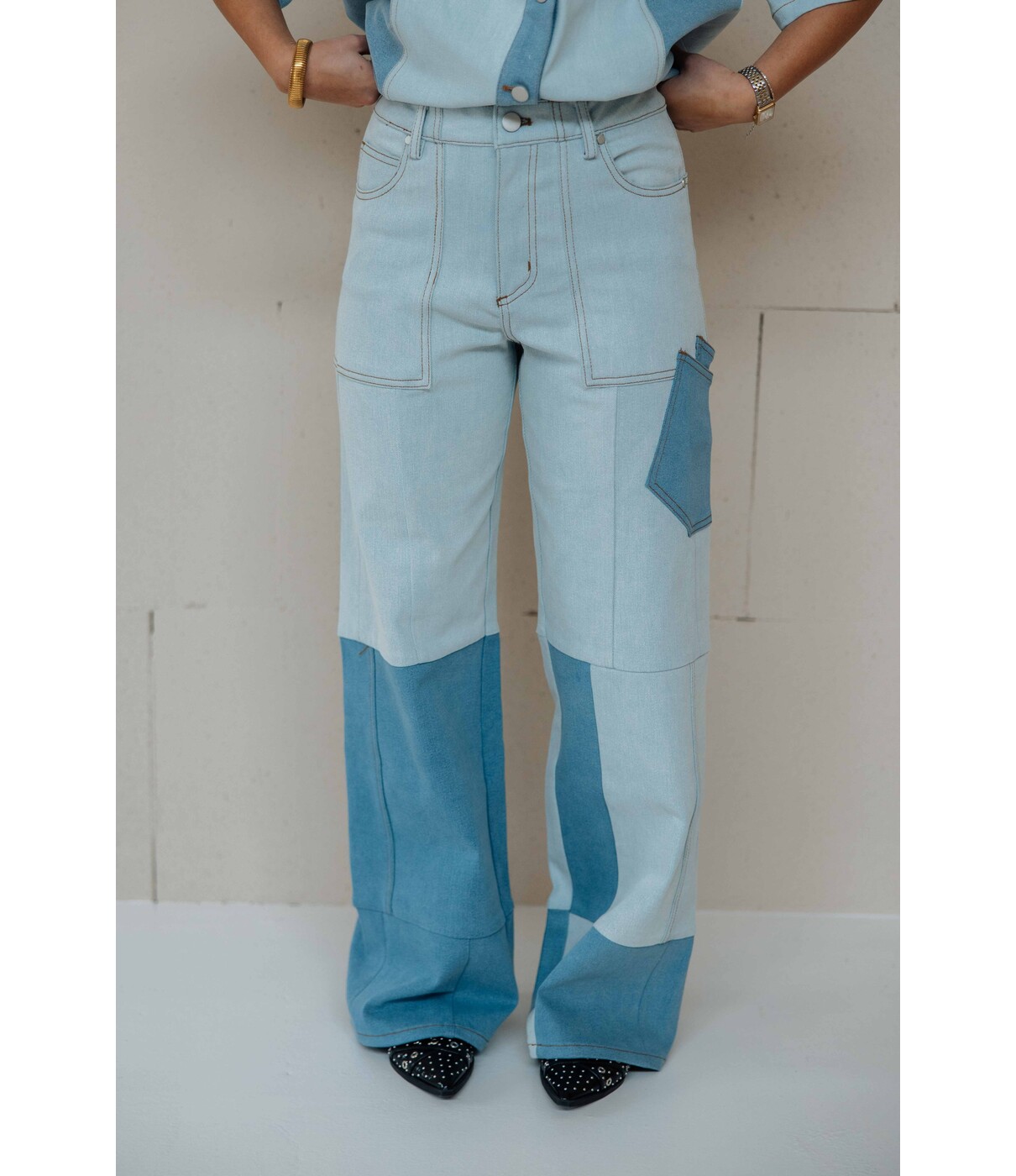 Studio Amaya Studio Amaya Jax broek | blue