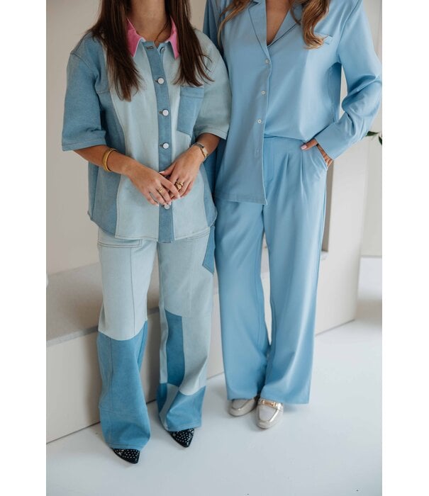 Studio Amaya Studio Amaya Noomi blouse | light blue