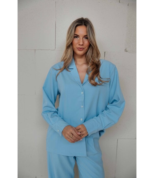 Studio Amaya Studio Amaya Noomi blouse | light blue