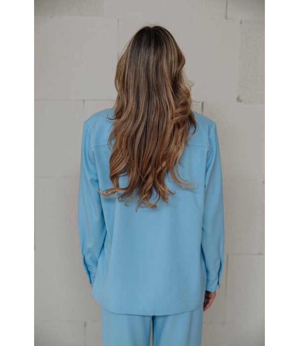 Studio Amaya Studio Amaya Noomi blouse | light blue