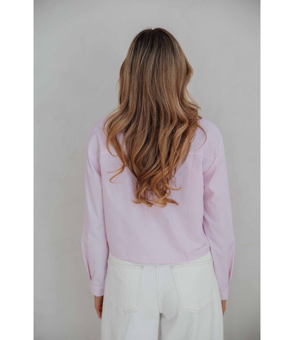 Colourful Rebel Colourful Rebel Febe striped blouse | pink