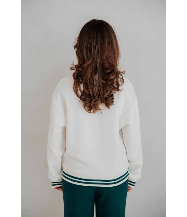 Colourful Rebel Colourful Rebel Polo athletic team sweat | off white