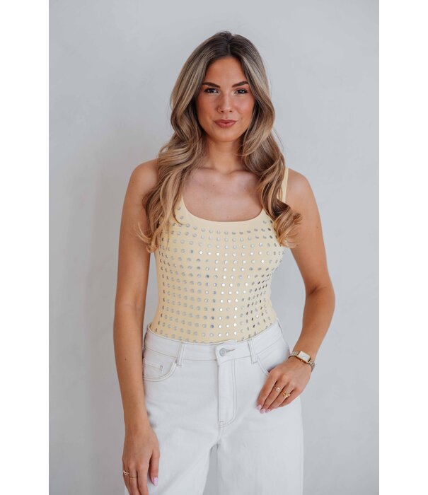 La Rebelle Body studs geel | Emily