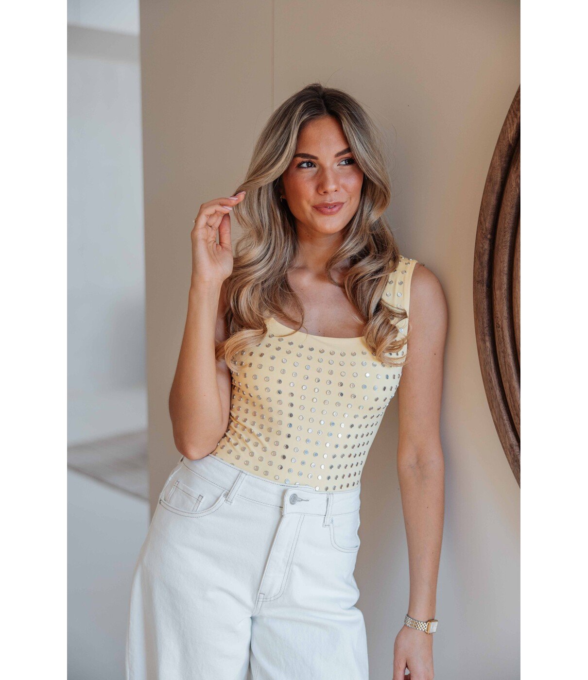 Body studs geel | Emily