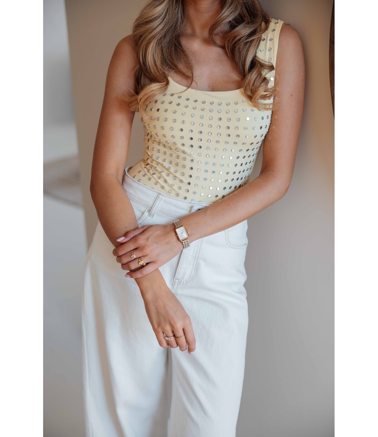 Body studs geel | Emily