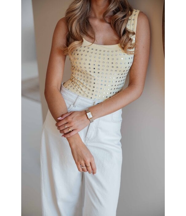 La Rebelle Body studs geel | Emily